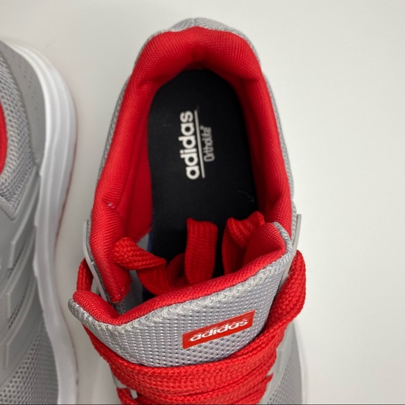 Adidas Mens Ortholite Cloudfoam Shoes, Grey/Red, Size 12 - Picture 5 of 10